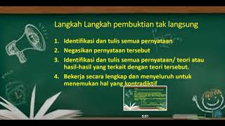 PEMBUKTIAN LANGSUNG DAN TIDAK LANGSUNG DALAM MATERI INDUKSI MATEMATIKA