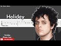 Green Day - Holiday Guitar Tutorial