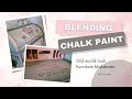 Creating an aged look by blending chalk paint