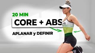 19 MIN ABDOMEN y CORE INTENSO - Rutina ABS en CASA, Rutina CORE, Aplanar Abdomen, Definir Cintura