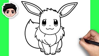 How To Draw Eevee | Pokemon - Easy Tutorial