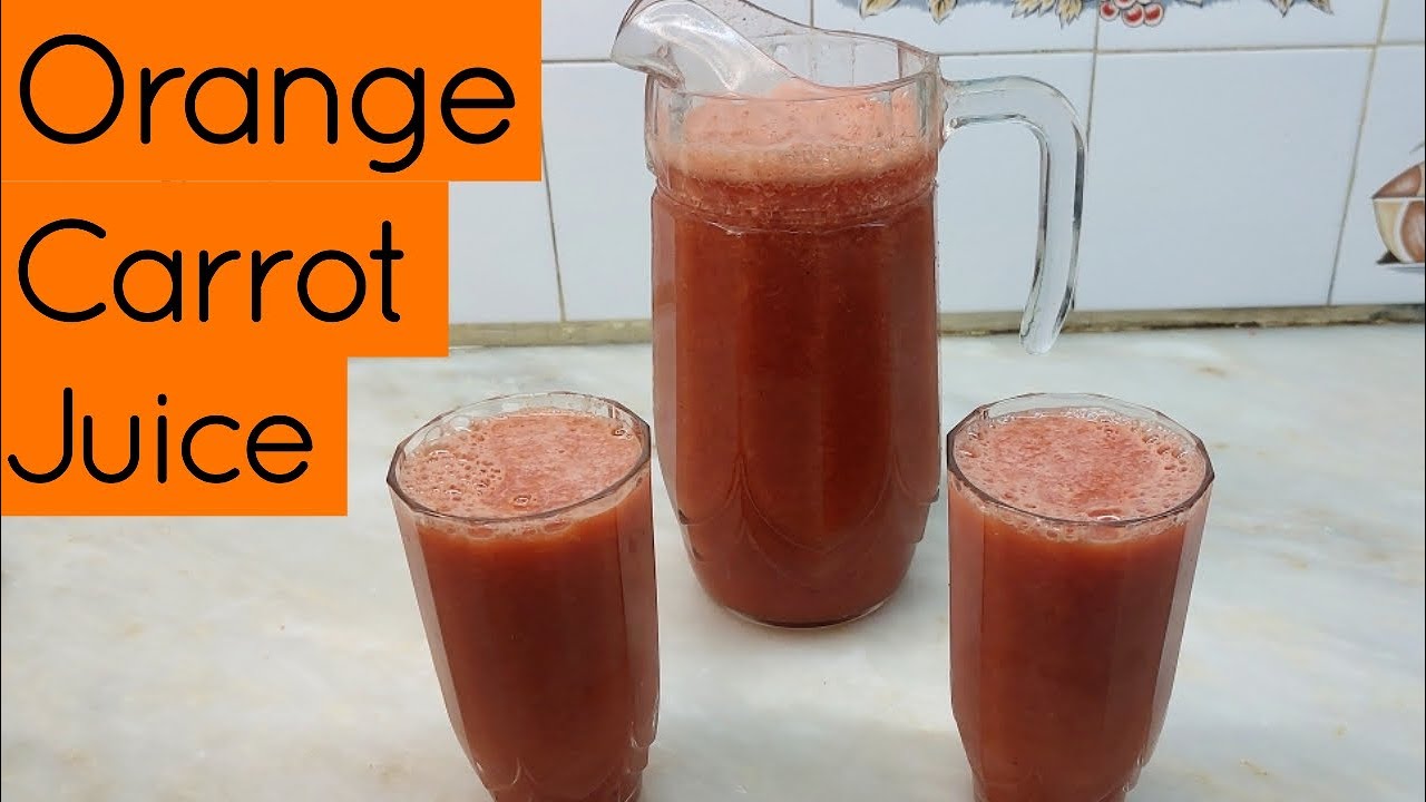 Orange Carrot Juice | Healthy Drink | Malty Gajar Ka Sharbat | Rahila ...