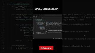 "Fix Spelling Errors Instantly with Python! 🔥 | Spelling Checker Project"
