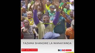 TAZAMA SHANGWE LA WANA YANGA DODOMA MKUTANO MKUU WA CCM