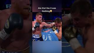 Canelo Ate this Huge Shot like it was Nothing!