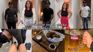 ARRUME-SE COM A GENTE PARA IR NO BARZINHO/ ELE ESCOLHEU MEU LOOK E EU ESCOLHI O DELE👫🍻❤️