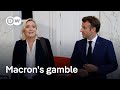 French voters head to polls in snap election: What's at stake | DW News