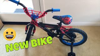 🕷️ Unboxing My AMAZING Spider-Man Bike! 🚲 | Kid-Friendly Assembly Adventure!