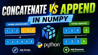 NumPy concatenate() vs append()