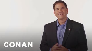 Marco Rubio's Interesting New Pro-Romney Ad | CONAN on TBS