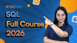 SQL Full Course 2026 [Free] | SQL Tutorial for Beginners | SQL for Data Analytics | Simplilearn