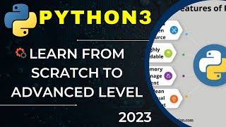 📚 Learn Python 3 from Scratch to Advanced Level (2023) | Full Python Tutorial