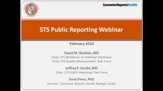 STS Public Reporting Webinar • February 2014