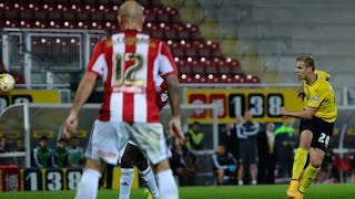 ROCKET: Watford FC Striker Matej Vydra Scores Amazing Half-Volley v Brentford