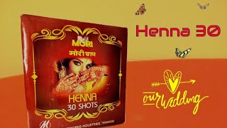 MORI FIREWORKS - HENNA 30 SHOTS (RED)