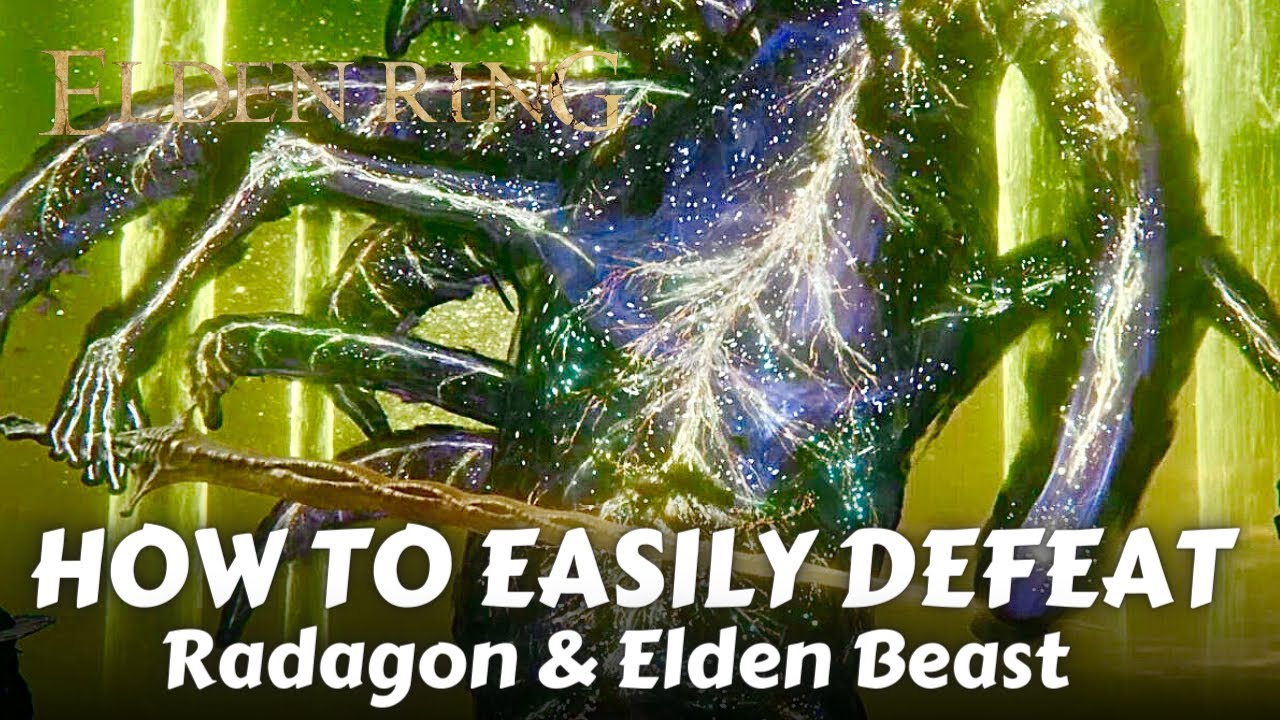 Elden Ring - How To Easily Defeat Elden Beast & Radagon Using Rivers Of ...