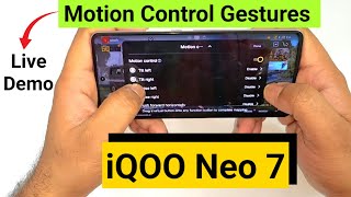 iQOO Neo 7 Motion Control Gestures setup tutorial How to Use 🔥🔥🔥
