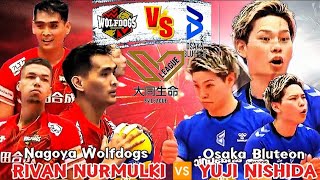 RIVAN NURMULKI 🆚 YUJI NISHIDA DI LIGA JEPANG NAGOYA WOLFDOGS 🆚 OSAKA BLUTEON