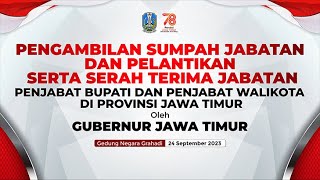 🔴 PENGAMBILAN SUMPAH JABATAN DAN SERAH TERIMA JABATAN  PENJABAT  BUPATI DAN PENJABAT WALIKOTA SESI 2