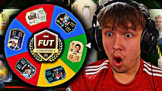 letting a MYSTERY WHEEL choose my FUT Champs team on FIFA 21…