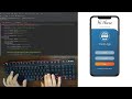 ASMR Programming - Android Studio Login Ui Design - No Talking