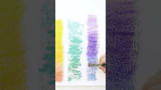 How to blend oil pastel 🎨 Full video is on our channel! #oilpastel #oilpasteldrawing