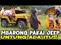 BARONGAN PAKAI MINI-JEEP!! DIMAS MAIN BARONGAN DI LAPANGAN PAKAI JEEP BARENG TEMENNYA