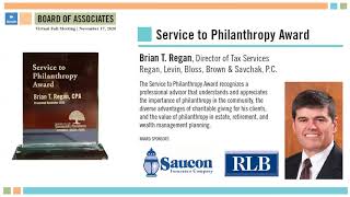 LVCF Presents 2020 Service to Philanthropy Award to Brian Regan