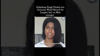 World's Longest Hair on Male Teenager | Guinness World Record.