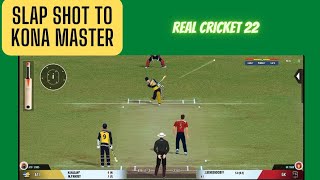 Real Cricket 22 Slap Shot to Kona Master
