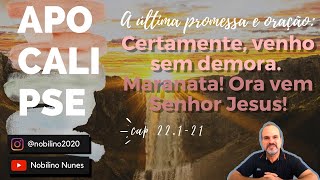 Estudo em Apocalipse 22.1-21 A última promessa e oração. Maranata, ora vem Senhor Jesus