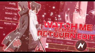 WATCH ME REMAKE ROTATION LIKE XENOZ AND RETUURN🔥 II EDGY ROTATE (NODE VIDEO TUTORIAL) AMV/ EDIT