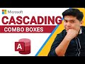 CASCADING COMBO BOXES in Continuous Form of Microsoft Access