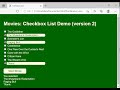 HTML CSS JavaScript Demo: Checkboxes -- Version 2