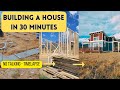 Building a House in 30 Minutes | TIMELAPSE | Start to Finish