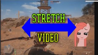 Stretch video to fit 16:9 ratio without cutting video using Vegas