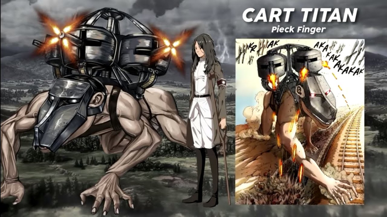 Cart Titan (Pieck Finger) All Scenes In Attack On Titan - Cart Titan ...