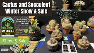 San Gabriel Valley Cactus and Succulent Winter Show and Sale 2022 | #cactusshow #plantsale