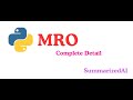Python MRO Explained: Method Resolution Order #python #pythonmro #ai #pythontutorial #learnpython