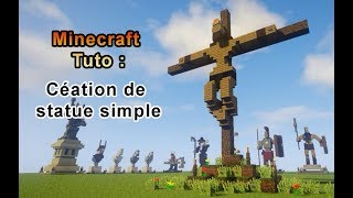 Minecraft Tuto - statue simple du Christ