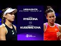 Elena Rybakina vs. Veronika Kudermetova | 2024 Stuttgart Round of 16 | WTA Match Highlights