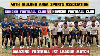 Football 1st League match || Hovishe fc 🆚 Kuhoxu fc at Niuland Town local ground