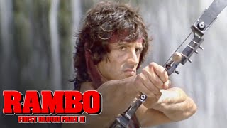 'Ram-Bow Hunting w/ Explosive Arrows' Scene | Rambo: First Blood Part II