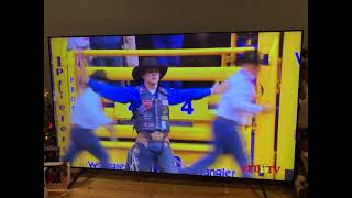 Stetson Wright monster Round 10 WINS THE WORLD / 93 pt saddle bronc ride 2021 NFR