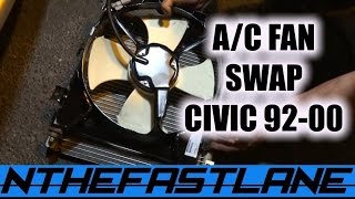 ▶️Condenser Fan: How To Replace (Honda Civic 92-00)🔧❄️