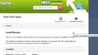 Installation Error - Moodle - CrazyDomains