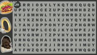 FIND HIDDEN WORDS I ⚾️🧡🥚 PUZZLE NO 80 I WORD SEARCH I 1st SEP