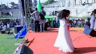 ጥዑም ባህላዊ ሙዚቃ ኣሸንዳ ብድምፃዊት ፅጌረዳ ኣብ ባሎኒ ስቴድዮም