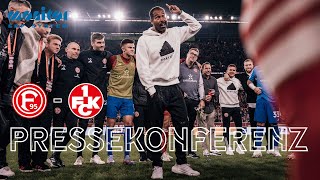 PRESSEKONFERENZ | Fortuna Düsseldorf vs. 1. FC Kaiserslautern 4:3 | 2023/24 | Thioune nach #F95FCK