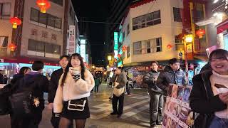 [4K] Japan Walking Tour | Strolling Through Nankinmachi Chinatown in Sannomiya | December 2024